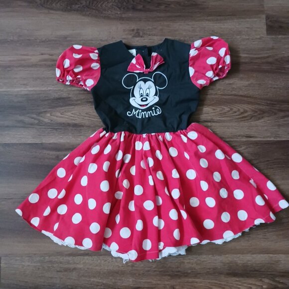 Vintage Disney Kids Minnie Mouse Halloween Dress Up 4 DAMAGE READ - Picture 1 of 7